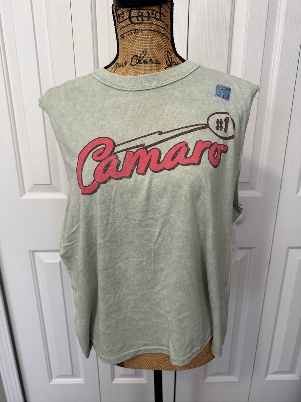 BNWT Hybrid Apparel Sage Green Camaro Tank Top